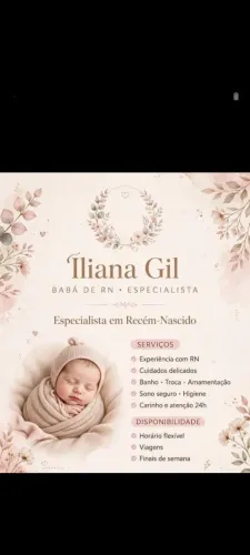 Estou disponível para Babá ou cuidadora