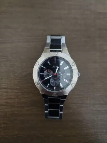 Relógio Guess U11501G2 Original Masculino Aço Inox Luxo