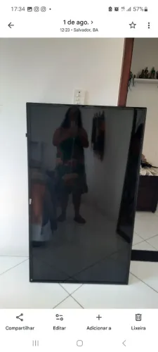 Tv 55' com defeito
