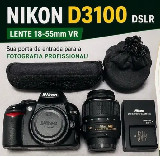 Câmera fotográfica Nikon D3100