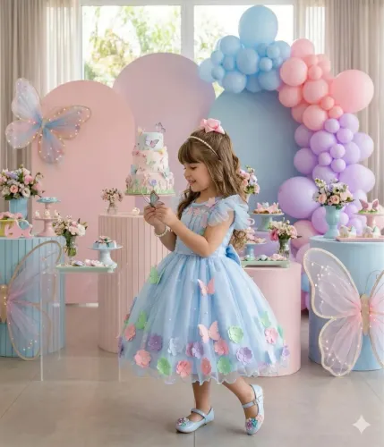 Vestido jardim encantado TAM 1