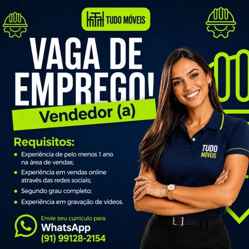 VAGA DE EMPREGO - VENDEDOR(A)