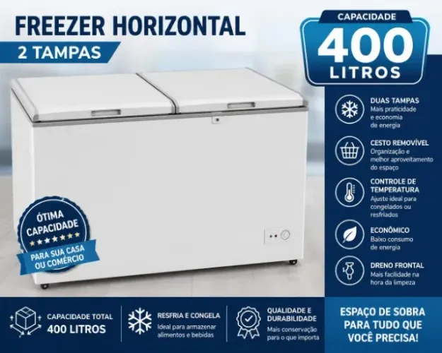 FREZZER SEMI NOVO