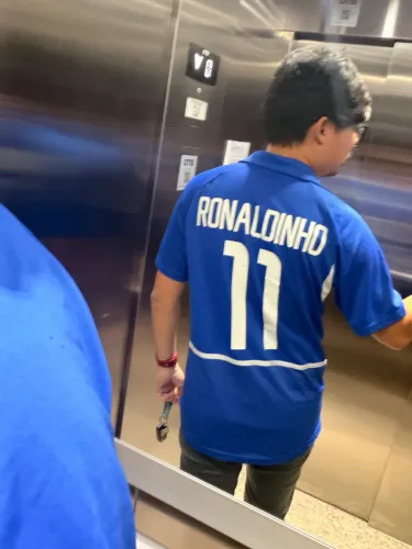 Camisa seleção Brasileira azul 2002