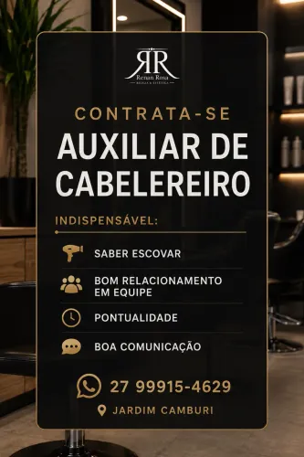 Auxiliar de cabelereiro 