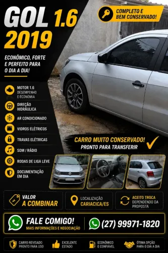 Volkswagen Gol Geração VII MSI 1.6 8V Flex Mec. 4P 2019