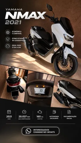 VENDO NMAX 160 NOVINHA!!! TODA REVISADA E BANCO CONFORTO!!!