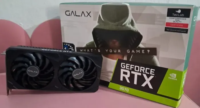 RTX 3070 Galax 1-Click OC 8GB GDDR6 Semi-Nova c/ Caixa | Excelente Estado