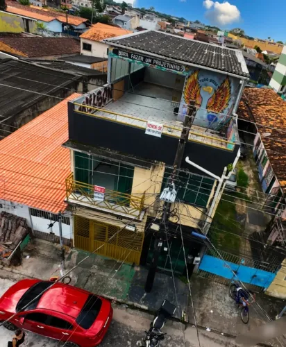 Casa, garagem com ponto comercial e 3 kit nets, R$ 500 mil pass dalva marambaia