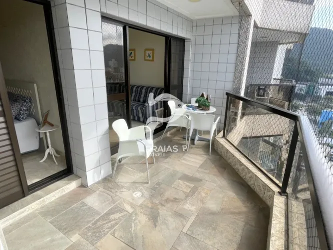 Apartamento com vista para o mar, 3 dormitórios, Enseada, Guarujá