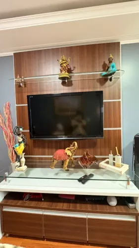 Painel para TV + Rack com Rodinhas