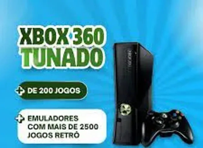 Xbox 360 RGH HD lotado de jogos FAÇO ENVIO 