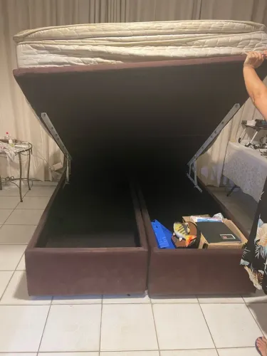 CAMA BOX BAÚ QUEEN SIZE À VENDA ? MAIS ESPAÇO E ORGANIZAÇÃO!