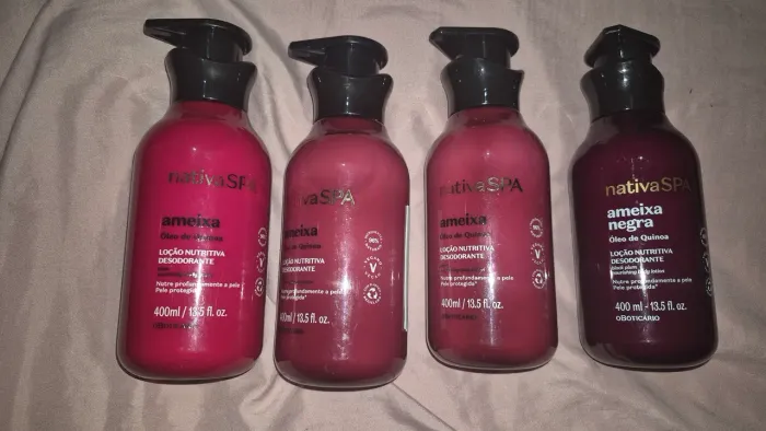Kit 4 Hidratantes nativa Spa boticario
