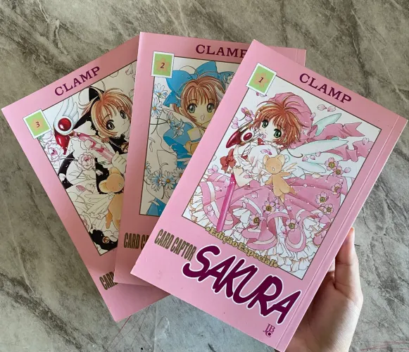 Mangás 1 ao 7 Sakura Cardcaptor