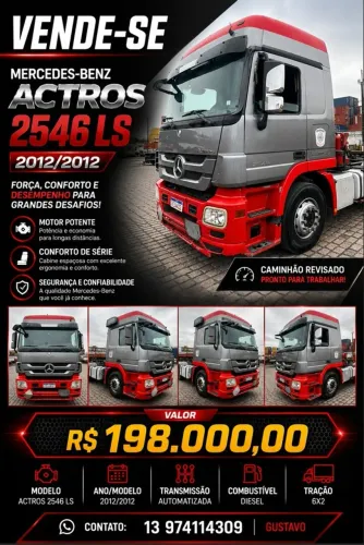 MERDEDEZ ACTROS 2546 LS