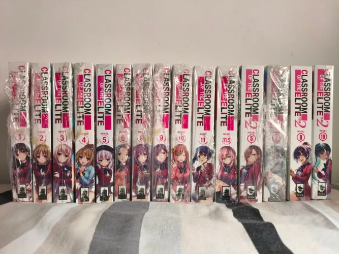 Classroom of the elite 15 volumes lacrados
