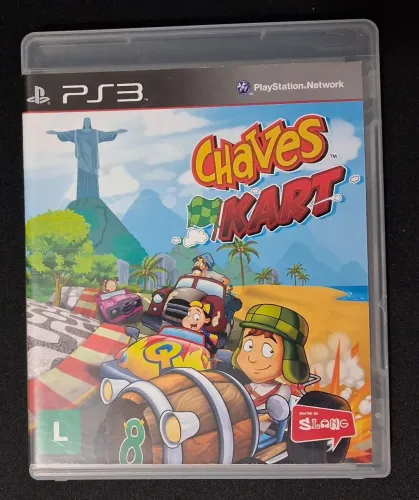 Chaves Kart PS3 - Capa e Manual Originais (Sem Disco)