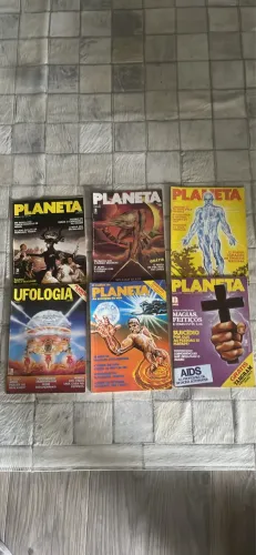 Coleção 137 Revistas Planeta Antigas (Anos 80) - Ufologia, Mistérios e Ciência