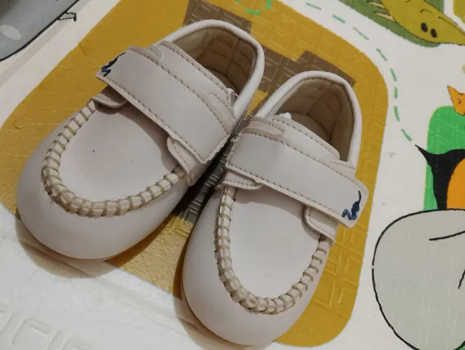 Sapato bege infantil social n° 19