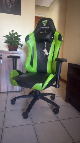 Cadeira Gamer ThunderX3 TGC12 Preto e Verde