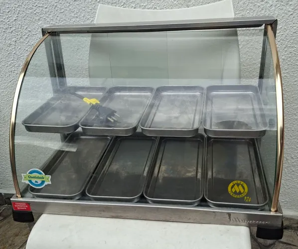 Estufa vitrina eletrica 8 bandejas nova