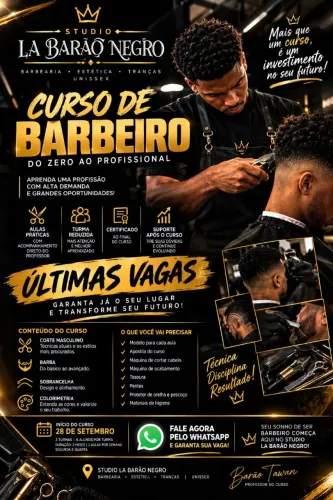 Vagas para cursos De Barbeiros 