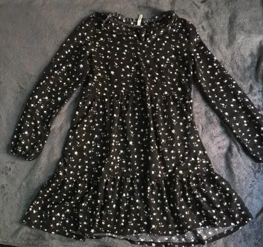 Vestido Florido Black