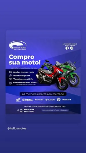 Compramos sua MOTO pagamos a vista