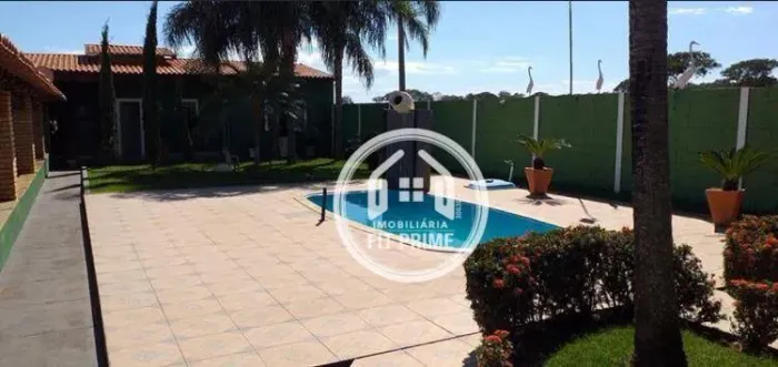 Chácara com 4 dormitórios à venda, 1600 m² por R$ 1.000.000 - Distrito Industrial - Fronte