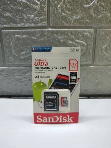 Cartão de Memória 512GB Sandisk