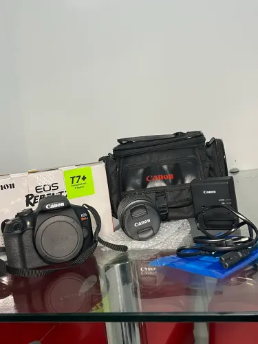 Canon EOS Rebel T7+ Completa | Kit Original 
