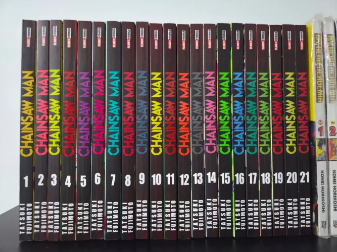 Chainsaw man mangá coleção 1 ao 21( ATUAL)