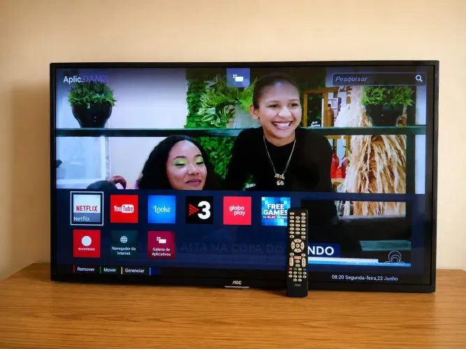 Smart tv de 43 polegadas