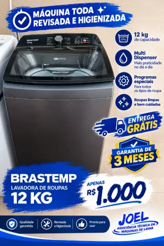 Brastemp 12kg titânio c/garantia entrega gratis 