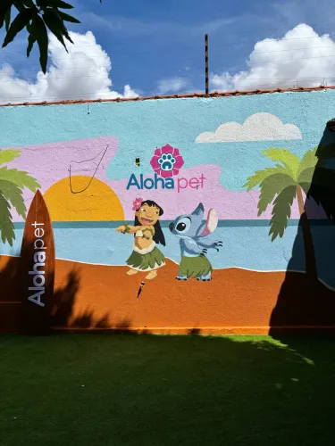 Pintura Artística para PetShop e comércio e geral