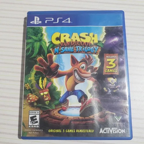 Crash bandicoot ps4 original mídia física