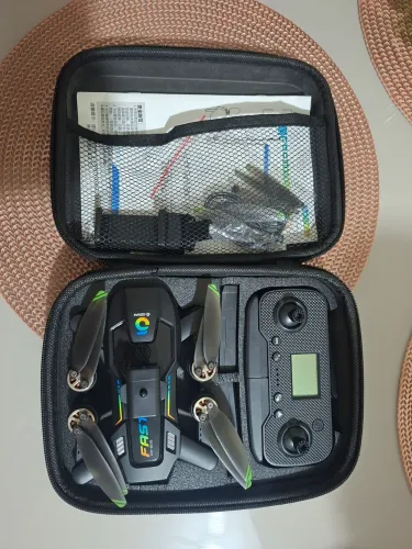 Drone Profissional Xt505 Dual Cam 4k 2 Baterias Brushless Cor Preto
