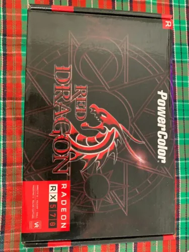 Placa de vídeo PowerColor RX 570 Red Dragon 4GB