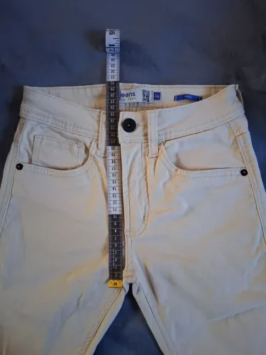 Calça sarja caqui juvenil masculina 