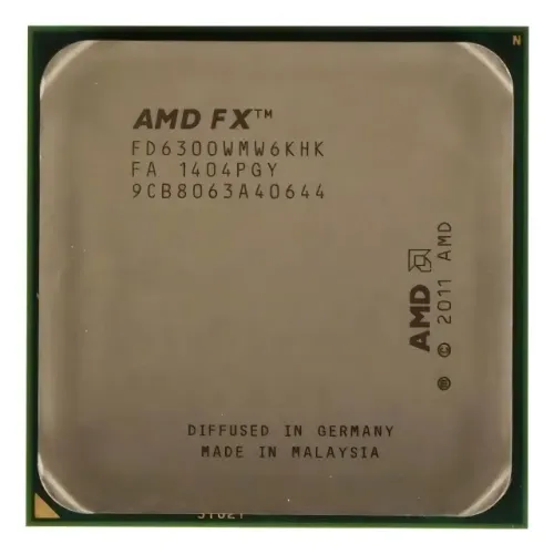 Processador gamer AMD FX 6-Core Black 6300 FD6300WMW6KHK de 6 núcleos e 3.8GHz de frequênc