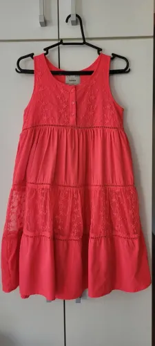 Vestido rosa Fuzarka tam 13/14 1,56cm