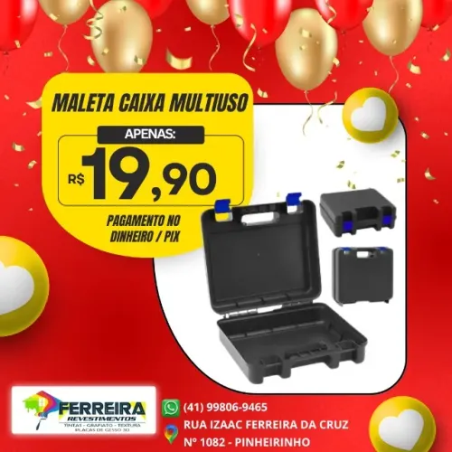 Maleta caixa multiuso