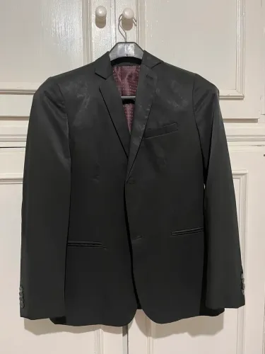 Blazer miletus alfaiataria slim preto