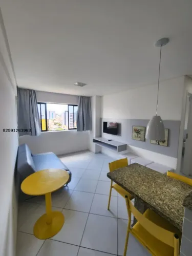 Apartamento 1 Quarto para Locação em Maceió, Ponta Verde, 1 dormitório, 1 banheiro, 1 vaga