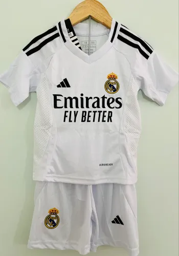 Conjunto Infantil do Real Madrid 2024/25 (Pronta Entrega)