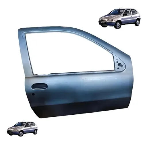 Porta Dianteira Fiat Palio 1996 A 2000 Dianteira Direita Cinza