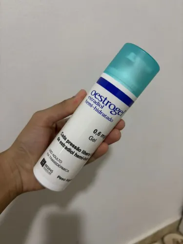 Gel transdérmico para terapia de reposição hormonal.