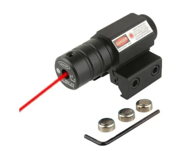 Laser ponto 11 22 mm com baterias