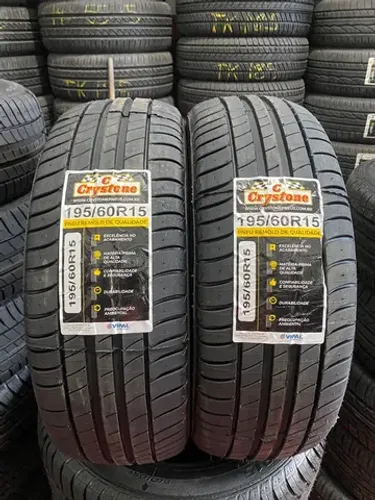 Pneu Crystone 195/60/15 (borracha Vipal)